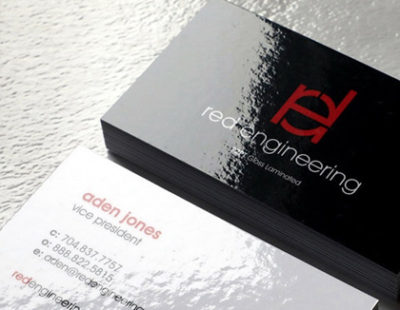 Gloss Laminated Business Cards - 400gsm, Printed Two Sides - EXPRESS DELIVERY 24-48HRS