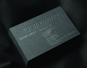 Embossed Business Cards - Printing Mallorca | Print Fast 24 Hrs ...